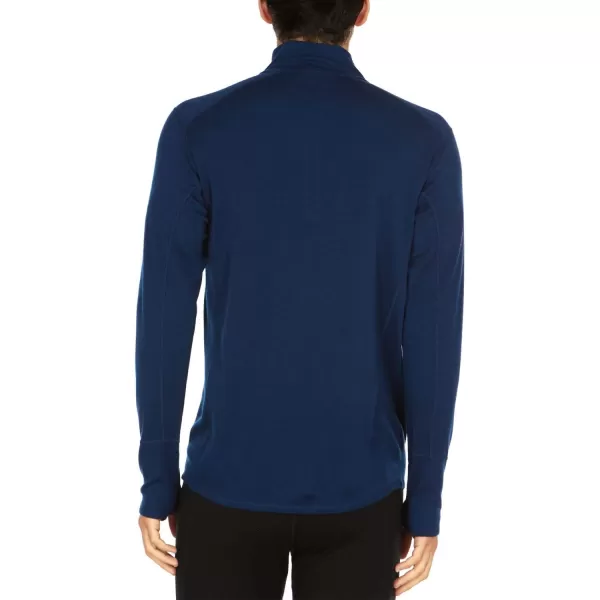 Minus33100 Merino Wool  Isolation Mens Midweight Quarter Zip  Warm Pullover  Outdoor Recreation SweaterNavy Blue