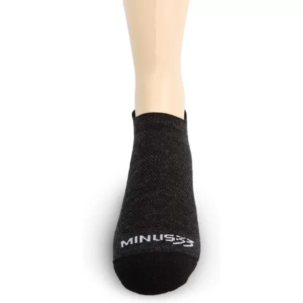 USA Made  No Show Tab Socks  Running Socks  Merino Wool  Mountain HeritageS12 Micro Weight Black