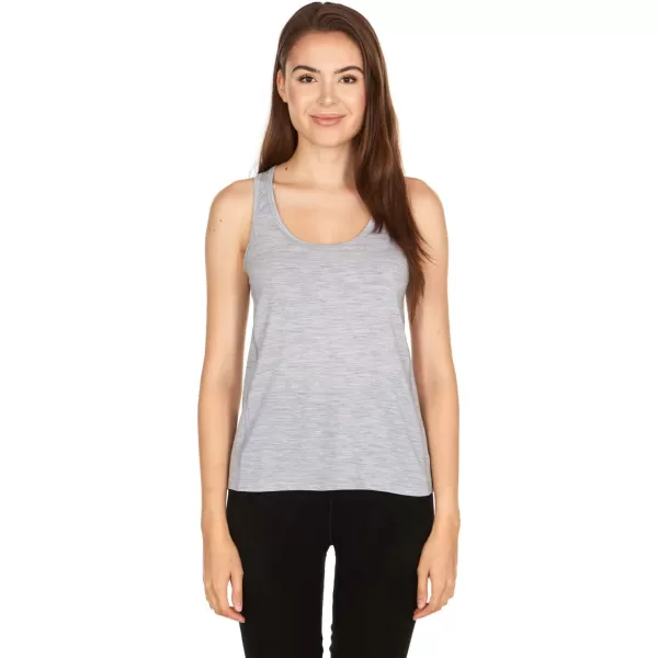 Womens 84 Merino Wool Micro Racerback Tank TopAsh Gray