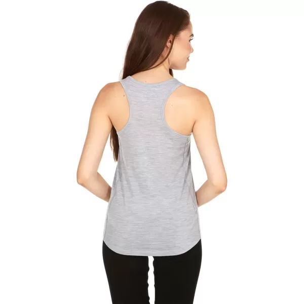 Womens 84 Merino Wool Micro Racerback Tank TopAsh Gray