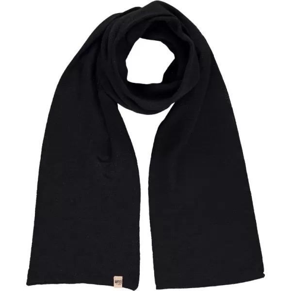 100 Merino Wool Minus33 Everyday Knit Scarf  Winter Scarf  Midweight Scarves for Women and MenBlack