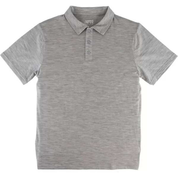 Mens Polo Shirt  Merino Wool  Golf Shirt  Work ShirtAsh Gray