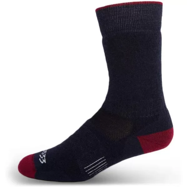 Minus33 All Season Lightweight Mountain Heritage Boot Sock  Made in the USA  Merino Wool Socks  Hiking SocksPatriot