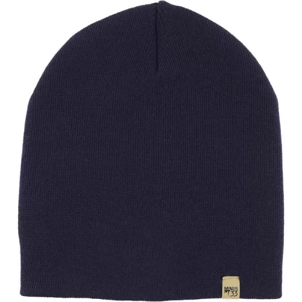 Minus33 Expedition Knit Beanie  100 Merino Wool  Heavyweight Winter HatNavy Blue