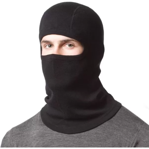 Minus33 Merino Wool  Expedition Balaclava  Cold Weather Ski Face Mask  HeavyweightBlack