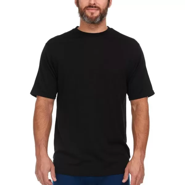 Minus33 Merino Wool 703 Algonquin Mens Lightweight Short Sleeve Crew  No Itch Renewable FabricBlack