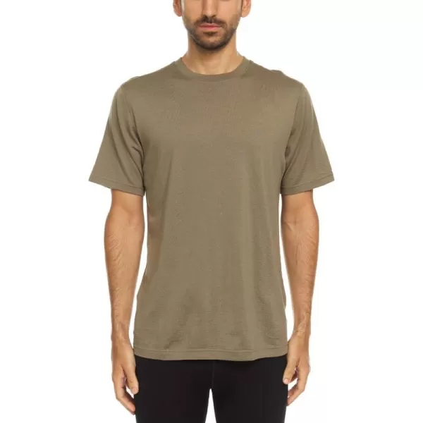 Minus33 Merino Wool 703 Algonquin Mens Lightweight Short Sleeve Crew  No Itch Renewable FabricTan 499