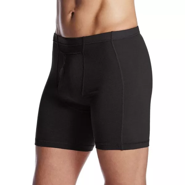 Minus33 Merino Wool Acadian Mens Lightweight Boxer Brief  No Itch Renewable FabricBlack