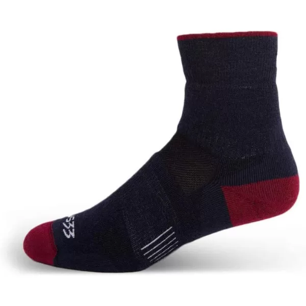 Minus33 Merino Wool Clothing Mountain Heritage All Season Lightweight Mini Crew Socks Made in USA New HampshirePatriot