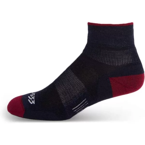 Minus33 Merino Wool Clothing Mountain Heritage Full Cushion Ankle Socks Made in USA New HampshirePatriot