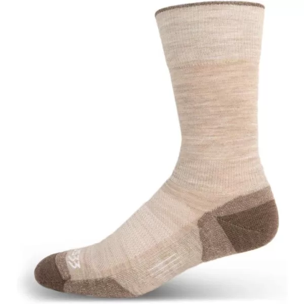 Minus33 Merino Wool Clothing Mountain Heritage Full Cushion Boot Socks Made in USA New HampshireOatmeal