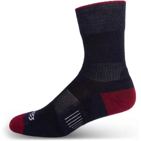 Minus33 Merino Wool Clothing Mountain Heritage Full Cushion Crew Socks Made in USA New HampshirePatriot