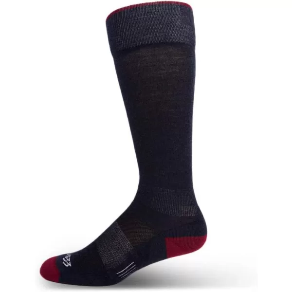 Minus33 Merino Wool Clothing Mountain Heritage Full Cushion Over the Calf Socks Made in USA New HampshirePatriot