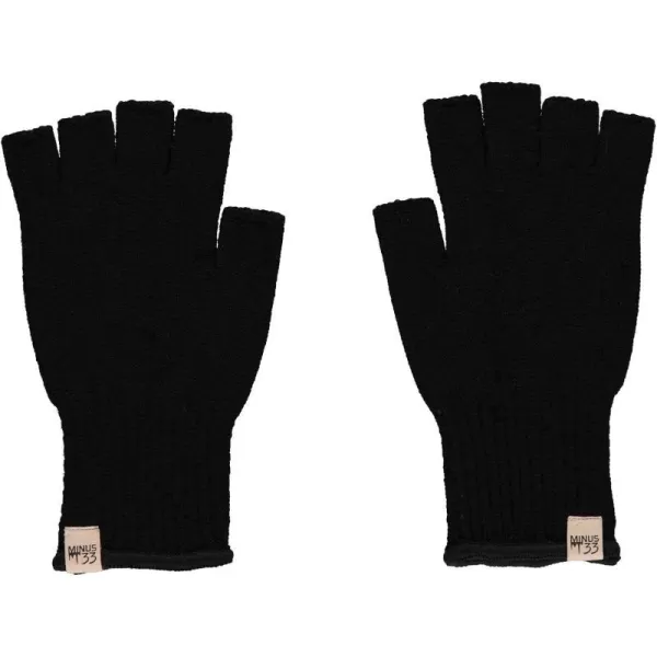 Minus33 Merino Wool Fingerless Glove LinerBlack