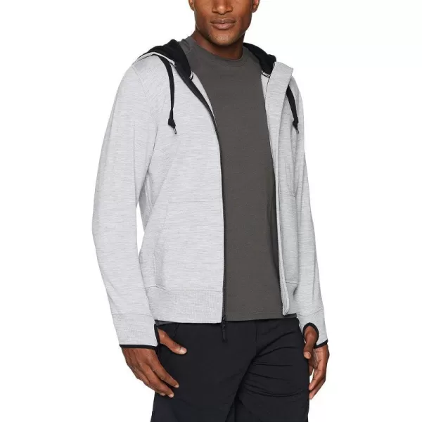 Minus33 Merino Wool Mens Kodiak Fleece HoodieAsh Gray