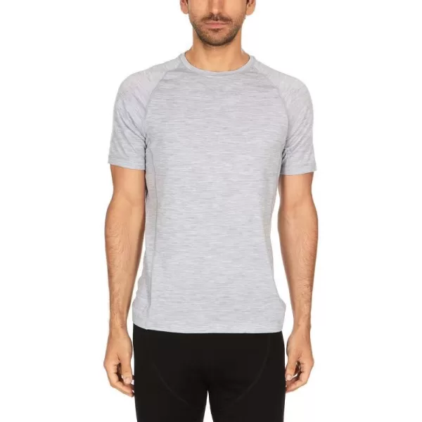 Minus33 Merino Wool Mens Micro Weight Woolverino TShirtAsh Gray