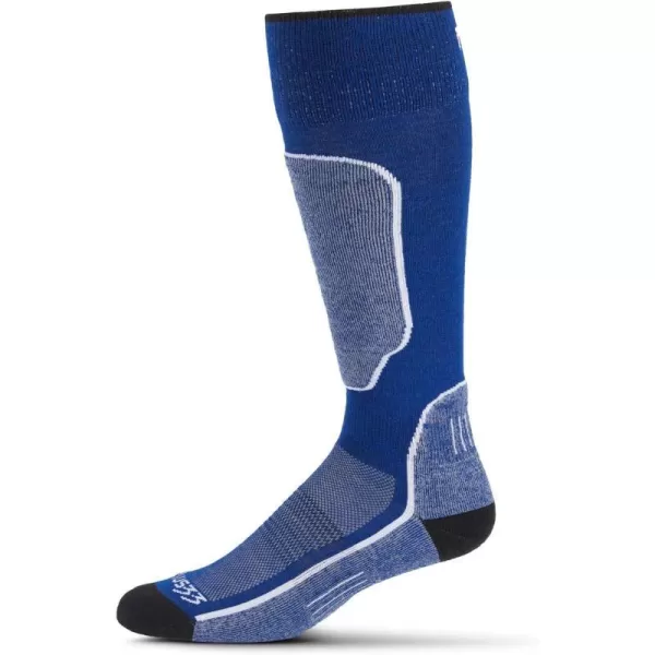 Minus33 Merino Wool Mountain Heritage Elite Full Cushion Over the Calf Ski Socks  Made in the USA  Warm Knee High SocksBlue