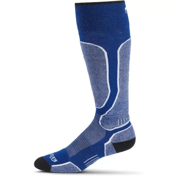 Minus33 Merino Wool Mountain Heritage Elite Light Snowboard Socks  Made in the USA  NoSlip Over the Calf SocksBlue