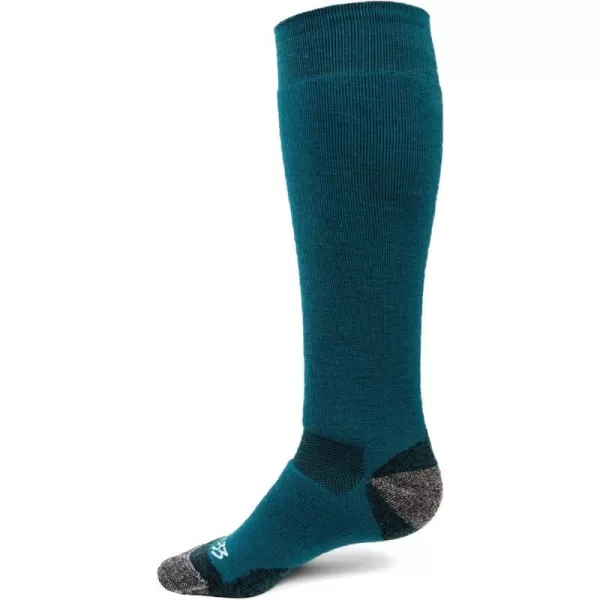 Minus33 Merino Wool Ski and Snowboard SockTeal Green Usa