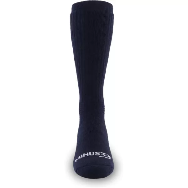 Minus33 Merino Wool Workhorse Over the Calf SockNavy Blue