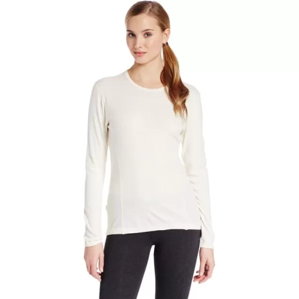 Minus33 Womens Ossipee Midweight Crew Top  100 Merino Wool  Long Sleeve Thermal Base Layer  No Itch Renewable FabricNatural Cream