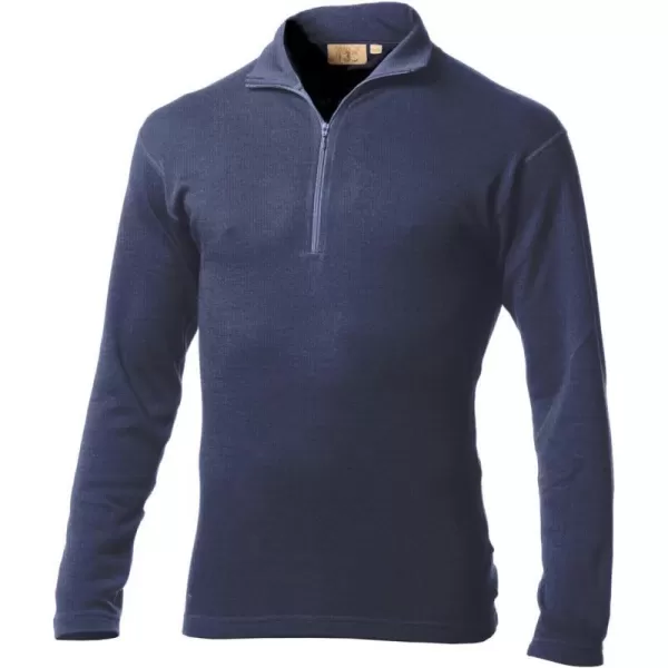 Minus33100 Merino Wool  Isolation Mens Midweight Quarter Zip  Warm Pullover  Outdoor Recreation SweaterDenim Heather