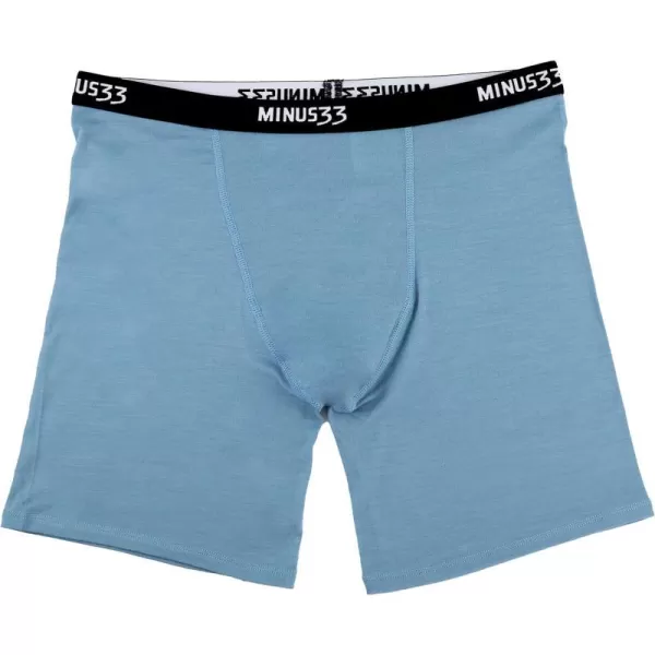 Womens Boxer Briefs  5 Inch Inseam  84 Merino Wool  Athletic AntiChafe Underwear  Moisture Wicking Under ShortsSlate Blue