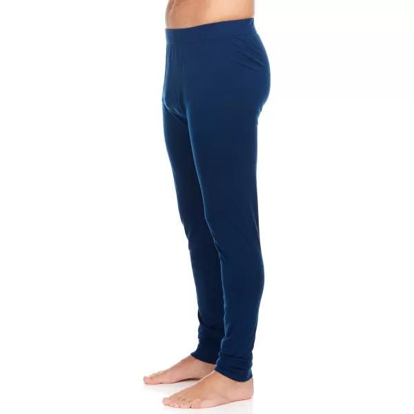 Mens 100 Merino Wool Bottoms Midweight Base Layer Pants  Long Johns  Thermal Underwear170 Lightweight Navy Blue