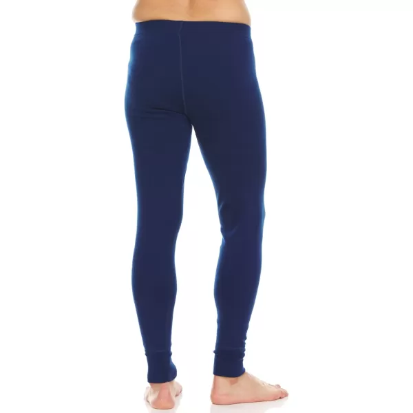 Mens 100 Merino Wool Bottoms Midweight Base Layer Pants  Long Johns  Thermal Underwear400 Expedition Navy Blue