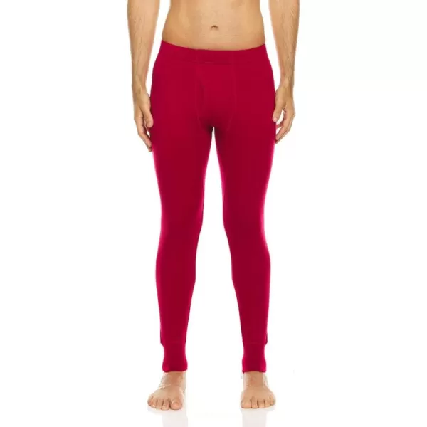 Mens 100 Merino Wool Bottoms Midweight Base Layer Pants  Long Johns  Thermal Underwear235 Midweight True Red