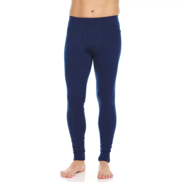 Mens 100 Merino Wool Bottoms Midweight Base Layer Pants  Long Johns  Thermal Underwear400 Expedition Navy Blue