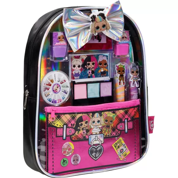 Townley Girl LOL Surprise Backpack Beauty Set for Kids  11Piece Makeup Kit Perfect for Parties Sleepovers and Makeovers Ages 3 and Up