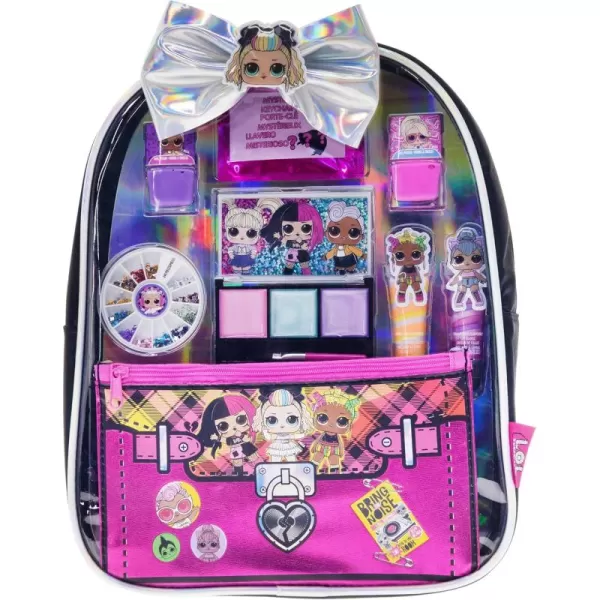 Townley Girl LOL Surprise Backpack Beauty Set for Kids  11Piece Makeup Kit Perfect for Parties Sleepovers and Makeovers Ages 3 and Up