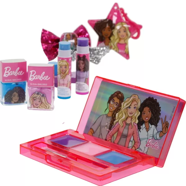 Barbie  Townley Girl Backpack Cosmetic Makeup Gift Bag Set 12 Pcs includes Lip Gloss Nail Polish amp Hair Accessories for Kids Teen Tween Girls Ages 3 perfect for Parties Sleepovers and MakeoversBarbie  Townley Girl Backpack Cosmetic Makeup Gift Bag Set 12 Pcs includes Lip Gloss Nail Polish amp Hair Accessories for Kids Teen Tween Girls Ages 3 perfect for Parties Sleepovers and Makeovers