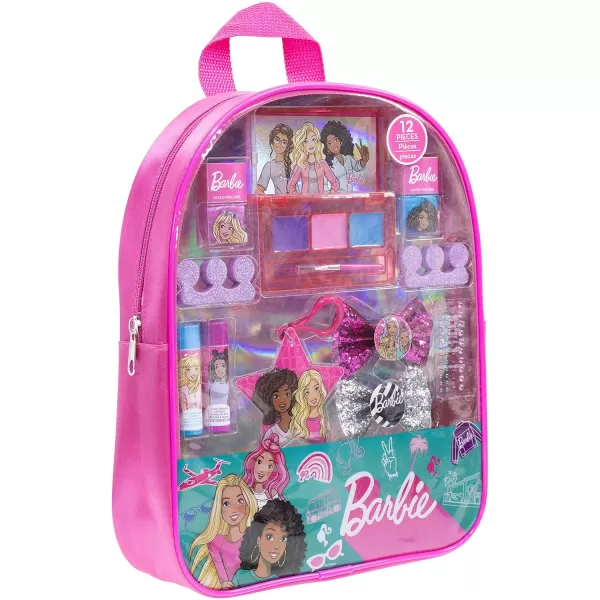 Barbie  Townley Girl Backpack Cosmetic Makeup Gift Bag Set 12 Pcs includes Lip Gloss Nail Polish amp Hair Accessories for Kids Teen Tween Girls Ages 3 perfect for Parties Sleepovers and MakeoversBarbie  Townley Girl Backpack Cosmetic Makeup Gift Bag Set 12 Pcs includes Lip Gloss Nail Polish amp Hair Accessories for Kids Teen Tween Girls Ages 3 perfect for Parties Sleepovers and Makeovers