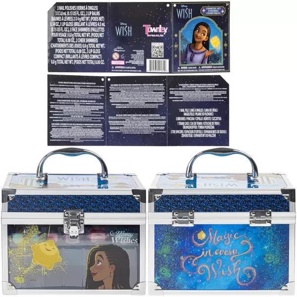 Disney Wish  Townley Girl Train Case Cosmetic Makeup Set Includes Lip Gloss Eye Shimmer Brush Nail Polish Accessories amp more for Girls Ages 3 perfect for Parties Sleepovers amp MakeoversDisney Wish  Townley Girl Train Case Cosmetic Makeup Set Includes Lip Gloss Eye Shimmer Brush Nail Polish Accessories amp more for Girls Ages 3 perfect for Parties Sleepovers amp Makeovers