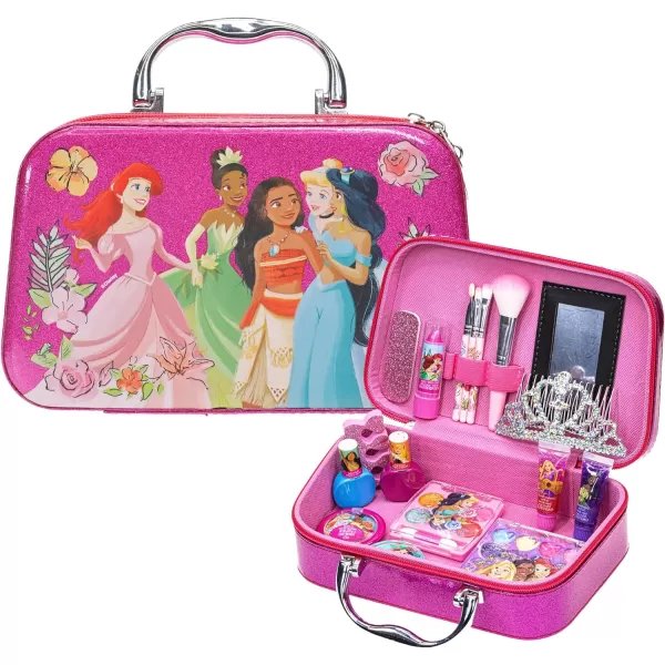 Disney Wish Fashion Purse Set with Nail Polish Nail File Lip Gloss Lip Stick Lip Balm Crown Eyeshadow Brushes and More Ages 3 for Parties Sleepovers amp Makeovers by Townley GirlDisney Princess