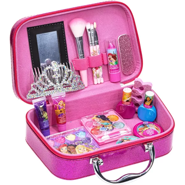 Disney Wish Fashion Purse Set with Nail Polish Nail File Lip Gloss Lip Stick Lip Balm Crown Eyeshadow Brushes and More Ages 3 for Parties Sleepovers amp Makeovers by Townley GirlDisney Princess