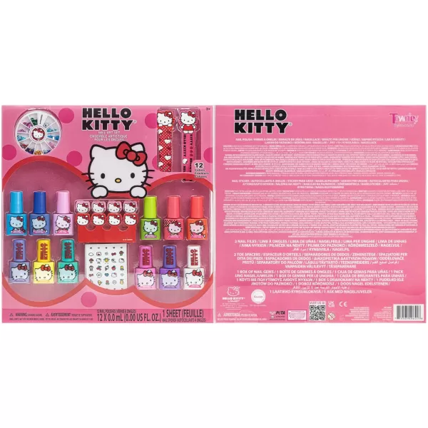 Hello Kitty  Townley Girl NonToxic WaterBased PeelOff Nail Polish Set with Glittery amp Opaque Colors and Nail Accessories for Girls Kids Ages 3 Perfect for Parties amp MakeoversHello Kitty  Townley Girl NonToxic WaterBased PeelOff Nail Polish Set with Glittery amp Opaque Colors and Nail Accessories for Girls Kids Ages 3 Perfect for Parties amp Makeovers