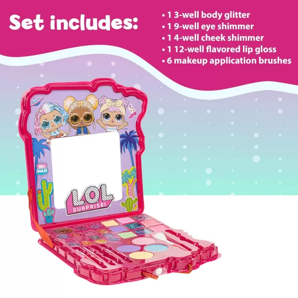 LOL Surprise  Townley Girl Soft Case Vanity Set Includes Lip Gloss Face Shimmer Body Glitter Cheek Shimmer amp Accessories Ages 5 Perfect for Parties Sleepovers ampLOL Surprise  Townley Girl Soft Case Vanity Set Includes Lip Gloss Face Shimmer Body Glitter Cheek Shimmer amp Accessories Ages 5 Perfect for Parties Sleepovers amp