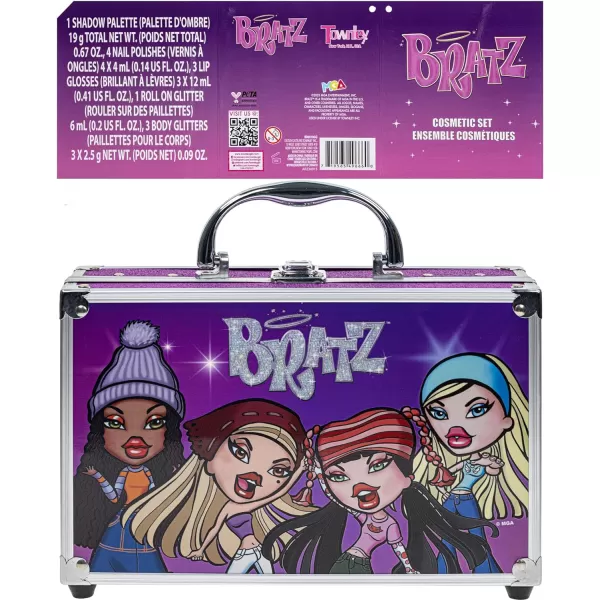 Townley Girl Bratz Train Case Cosmetic Makeup Set Includes Lip Gloss Eye Shimmer Brush Nail Polish Accessories amp more for Girls Ages 16 perfect for Parties Sleepovers amp MakeoversTownley Girl Bratz Train Case Cosmetic Makeup Set Includes Lip Gloss Eye Shimmer Brush Nail Polish Accessories amp more for Girls Ages 16 perfect for Parties Sleepovers amp Makeovers