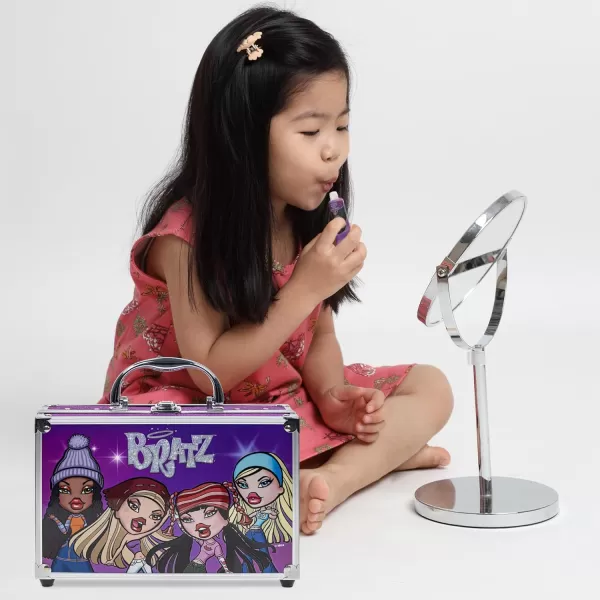 Townley Girl Bratz Train Case Cosmetic Makeup Set Includes Lip Gloss Eye Shimmer Brush Nail Polish Accessories amp more for Girls Ages 16 perfect for Parties Sleepovers amp MakeoversTownley Girl Bratz Train Case Cosmetic Makeup Set Includes Lip Gloss Eye Shimmer Brush Nail Polish Accessories amp more for Girls Ages 16 perfect for Parties Sleepovers amp Makeovers