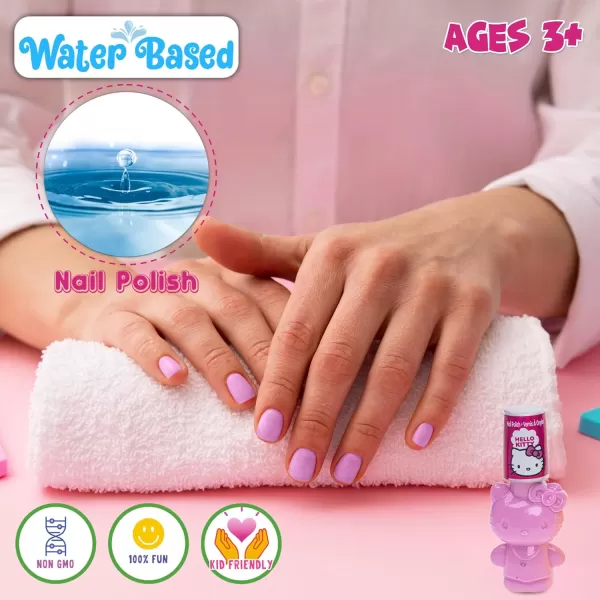 Townley Girl Hello Kitty and Friends 8 Pack NonToxic PeelOff Shimmer and Opaque WaterBased Safe Nail Polish Set with Nail Dryer for Kids AA Batteries Not Included Ages 3 and UpTownley Girl Hello Kitty and Friends 8 Pack NonToxic PeelOff Shimmer and Opaque WaterBased Safe Nail Polish Set with Nail Dryer for Kids AA Batteries Not Included Ages 3 and Up