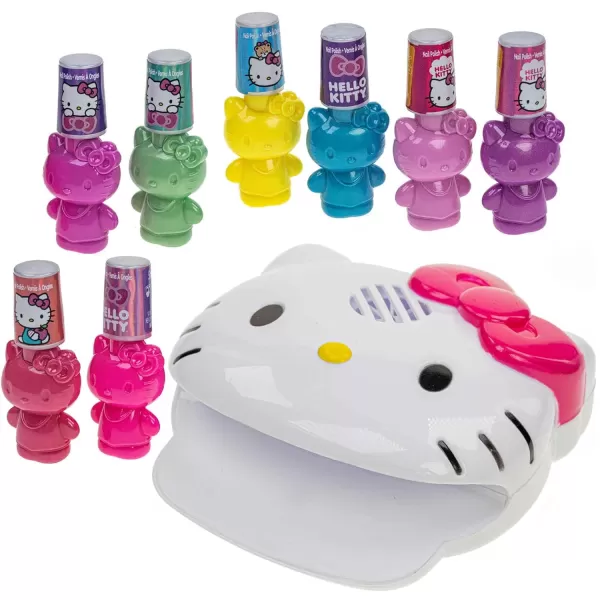 Townley Girl Hello Kitty and Friends 8 Pack NonToxic PeelOff Shimmer and Opaque WaterBased Safe Nail Polish Set with Nail Dryer for Kids AA Batteries Not Included Ages 3 and UpTownley Girl Hello Kitty and Friends 8 Pack NonToxic PeelOff Shimmer and Opaque WaterBased Safe Nail Polish Set with Nail Dryer for Kids AA Batteries Not Included Ages 3 and Up