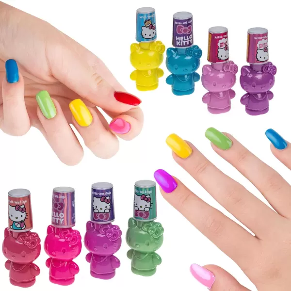 Townley Girl Hello Kitty and Friends 8 Pack NonToxic PeelOff Shimmer and Opaque WaterBased Safe Nail Polish Set with Nail Dryer for Kids AA Batteries Not Included Ages 3 and UpTownley Girl Hello Kitty and Friends 8 Pack NonToxic PeelOff Shimmer and Opaque WaterBased Safe Nail Polish Set with Nail Dryer for Kids AA Batteries Not Included Ages 3 and Up