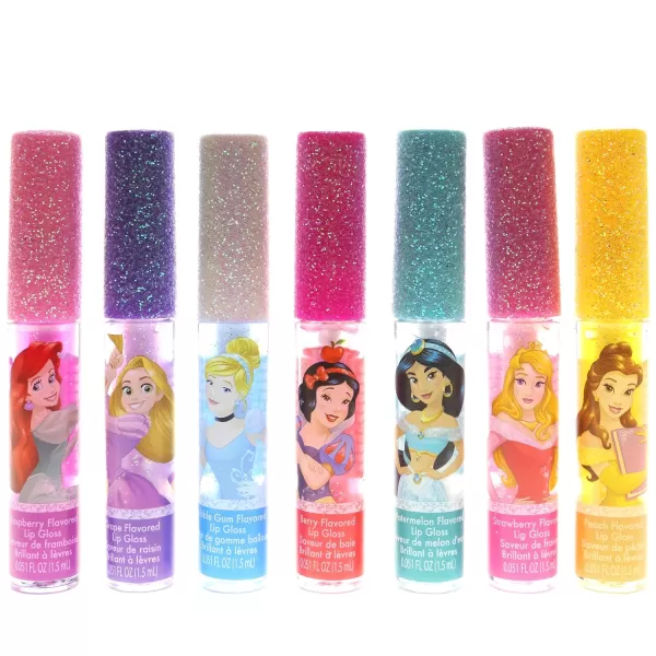 Townley Girl Super Sparkly Lip Gloss Set Featuring Disney Minnie Mouse  7 Fun Flavors for Girls Ideal for Sleepovers Makeovers and GiftsMulticolor 005 Fl Oz Pack of 7