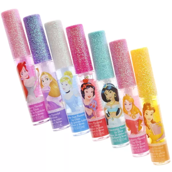 Townley Girl Super Sparkly Lip Gloss Set Featuring Disney Minnie Mouse  7 Fun Flavors for Girls Ideal for Sleepovers Makeovers and GiftsMulticolor 005 Fl Oz Pack of 7