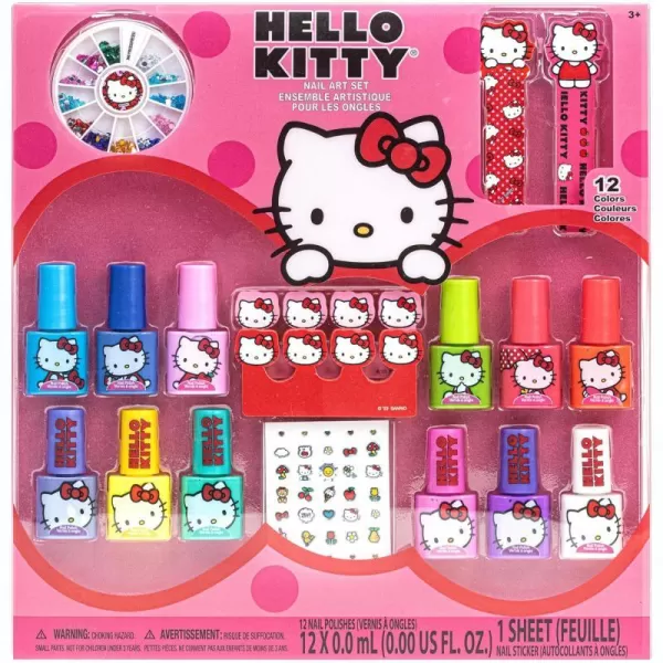 Hello Kitty  Townley Girl NonToxic WaterBased PeelOff Nail Polish Set with Glittery amp Opaque Colors and Nail Accessories for Girls Kids Ages 3 Perfect for Parties amp MakeoversHello Kitty  Townley Girl NonToxic WaterBased PeelOff Nail Polish Set with Glittery amp Opaque Colors and Nail Accessories for Girls Kids Ages 3 Perfect for Parties amp Makeovers