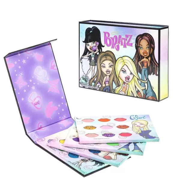 Townley Girl Bratz 27Well Eyeshadow Swivel Palette Shimmery and Opaque Colors Pigmented Blendable Longlasting Colors NonToxic Perfect for Parties Sleepovers amp MakeoversTownley Girl Bratz 27Well Eyeshadow Swivel Palette Shimmery and Opaque Colors Pigmented Blendable Longlasting Colors NonToxic Perfect for Parties Sleepovers amp Makeovers