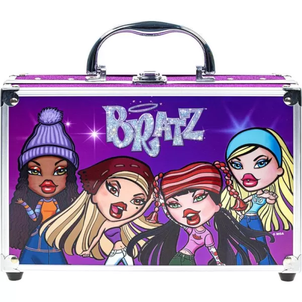 Townley Girl Bratz Train Case Cosmetic Makeup Set Includes Lip Gloss Eye Shimmer Brush Nail Polish Accessories amp more for Girls Ages 16 perfect for Parties Sleepovers amp MakeoversTownley Girl Bratz Train Case Cosmetic Makeup Set Includes Lip Gloss Eye Shimmer Brush Nail Polish Accessories amp more for Girls Ages 16 perfect for Parties Sleepovers amp Makeovers